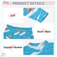 thumbnail image 4 of joogoo Surfing Pattern 2 Piece Long Sleeve Tee and Pants Cotton Pajama Set 6Y, 4 of 7