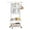 White, variant on Aoresac Rolling Clothes Rack with Shelves for Hanging Clothes Hats Bags with Shoe Storage, Portable Metal Garment Rack Clothing Rack with Wheels 3 Tier Shoe Rack for Entryway Corner Closet