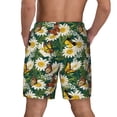 thumbnail image 4 of Uemuo Sunflowers And Butterflies Pattern Mens Swim Trunks Quick Dry Board Shorts with Mesh Lining, Stretch Beach Shorts Quick Dry No-Chafing Board Shorts-Large, 4 of 9