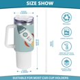 thumbnail image 3 of Rockets in Green 40 oz Tumbler with Handle Insulated&nbsp;Travel Mug&nbsp;Lid Straw Leak Proof Steel Vacuum Water Bottles Glasses Fits in Car Cup Holder, 3 of 7