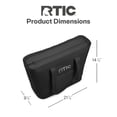 thumbnail image 6 of RTIC 58-Can, 35 Ltr, Insulated Tote Bag, Cooler Bag with Leak-Free Interior, Black, 6 of 10