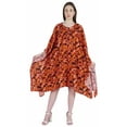 thumbnail image 3 of Moomaya WoMen's Hoodie&nbsp;Kaftan&nbsp;Short&nbsp;Loose Tunic Casual Kimono Mini Beach Dress, 3 of 8