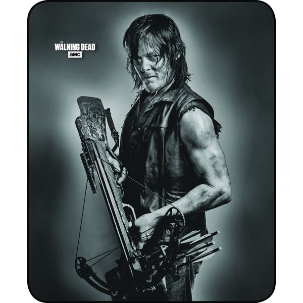 The Walking Dead Daryl Dixon Queen Size 79"x96" Medium Weight Blanket