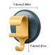 thumbnail image 5 of Gancho para colgar en la pared Kearding Estante de almacenamiento para lavabo de toallas con ventosa color blanco, 5 of 6