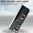 thumbnail image 2 of for Samsung Galaxy Z Fold 5 Wallet Case, Detachable Magnetic Wallet Case with Card Slots Ring Stand Carbon Fiber Texture Shockproof Removable Protective Cover for Samsung Galaxy Z Fold 5, Black, 2 of 11