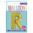 thumbnail image 2 of Unique Industries 14" Gold Solid Print Birthday Balloon, 2 of 2