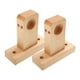 thumbnail image 2 of 2 soportes de madera para barra de cortina, soporte de extremo de madera, resistentes, fáciles de instalar. Agujero individual, 2 of 9