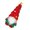 Red, variant on NEXAVKPR Pale Bearded Christmas Character Figurine Long Permanent Seasonal Worktop Deck
