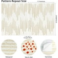thumbnail image 6 of DAZLUTE Peel and Stick Wallpaper Beige Striped Wallpaper Geometric Contact Paper Self Adhesive Removable Wall paper Decorative for Home Bedroom Cabinets Thicken,17.32 in x 394 in, 6 of 10