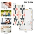 thumbnail image 6 of Yayeee 2 Pack Hand Towels for Bathroom 100% Cotton 16" x 28" Kitchen Towel, Black Retro Flower, 6 of 7