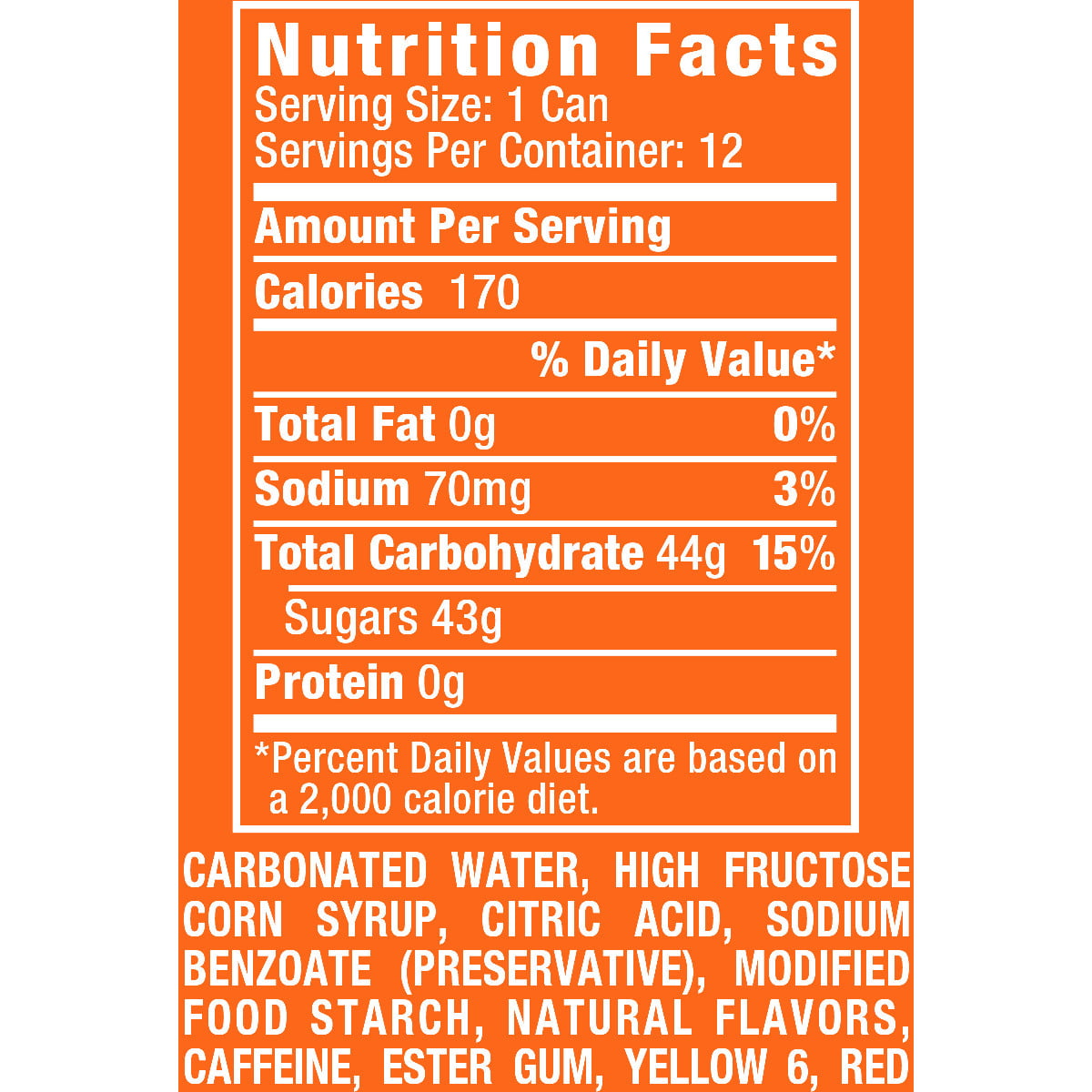 Fanta Ginger Ale Nutrition Facts | Besto Blog