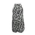 thumbnail image 4 of Ropa Playa Ocean Pacific para Mujer Vestido Largo Sin Mangas con Boton en Cuello, Estampado Negro Talla M, 4 of 4