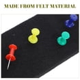 thumbnail image 3 of BESTYASH 8Pcs Stylish Black Felt Pin Board Strips for Home Bulletin and Memo Organization, 3 of 8