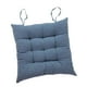 thumbnail image 5 of Cojín para silla de oficina, cojín cuadrado de 15,8" x 15,8", cojín acolchado para asiento, Azul, 5 of 9