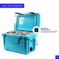 thumbnail image 2 of Titan by Arctic Zone™ 20 Quart/30 Can High Performance Hard Cooler - Blue, 2 of 13
