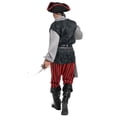 thumbnail image 6 of Joyfy Men Pirate Costume Plundering Sea Captain Set for Adults Halloween Themed Parties, 6 of 8