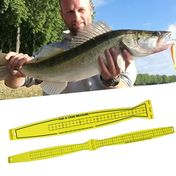 Multifunctional Fish Ruler Fish Measuring Board Portable Folding Fishing  Ruler Versatile Use Easy to Read Double-sided Fish Measuring Ruler Tool 
