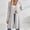 Gray, variant on Women's Solid Color V‑Neck Open Front Long Sleeve Longline Cardigan, Casual Duster Outerwear with Side Pockets Navy S