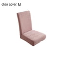thumbnail image 2 of Chair cover removable kitchen chair cover Restaurant, hotel, ceremonial chair cover - wind chimes light powder, 2 of 5