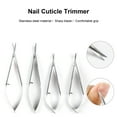 thumbnail image 2 of Coupe-Cuticules en Acier Inoxydable Style Russe Outil de Manucure pour Peau Morte, 2 of 6