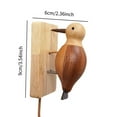 thumbnail image 2 of Woodpeckered Doorbell Wooden Door Bell Entering Chime Ornament Woodpeckered Door Knocker Door Chime for Gate Early Education Home, 2 of 5