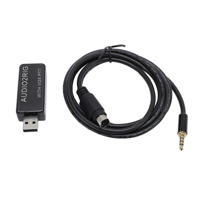 Amateur Radio Digital Modes Interface Connector with FT818 Cable Built in Sound Codec for Vox HF KIT VHF UHF FT8 FT4