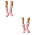 thumbnail image 3 of Qarigey Paquete de 4 medias altas hasta el muslo de invierno JK sobre la rodilla antideslizante estilo pijo cálido calcetines hasta la rodilla Type5 NO5, 3 of 6