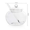 thumbnail image 3 of Household Transparent Jars Large Round Glass Spice Jars Storage Jars Kitchen Tool Sugar Container with Glass Lid and Spoon for Kitchen (350ml), 3 of 5