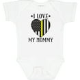 thumbnail image 3 of Inktastic Dispatcher Mommy Gold Line Emergency Boys or Girls Baby Bodysuit, 3 of 5