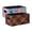 Red Blue Lines Plaid In Dark Red, variant on 2 Pack Living Room Bed Room Felt Storage Baskets Boxes Foldable Organizer With Handles Tartan Plaid stripes
