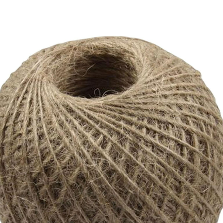 Yesbay 100m Twisted Natural Jute Twine Pictures String Burlap Rope DIY Gift  Craft Decor,Burlap Rope