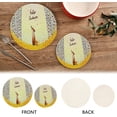 thumbnail image 4 of SKYSONIC Hello Autumn Landscape Trivet Round Hot Pads, Set of 2 Fall Fox Pot Holder Heat Resistant Trivets Cotton Thread Weave Mats for Kitchen Counter Hot Dishes Pot Teapot Table Decor, 4 of 7