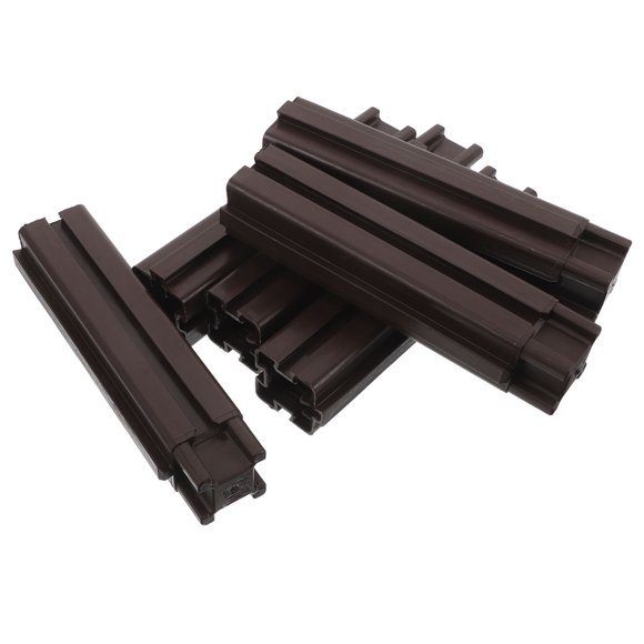CIMAXIC 6Ud Soporte De Patas Plásticas Café Para Jardineras Elevadas En Exteriores
