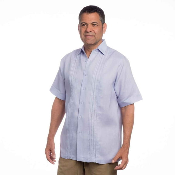 Men'ss Short Sleeve beach wedding shirt SIZE:L COLOR:LAV