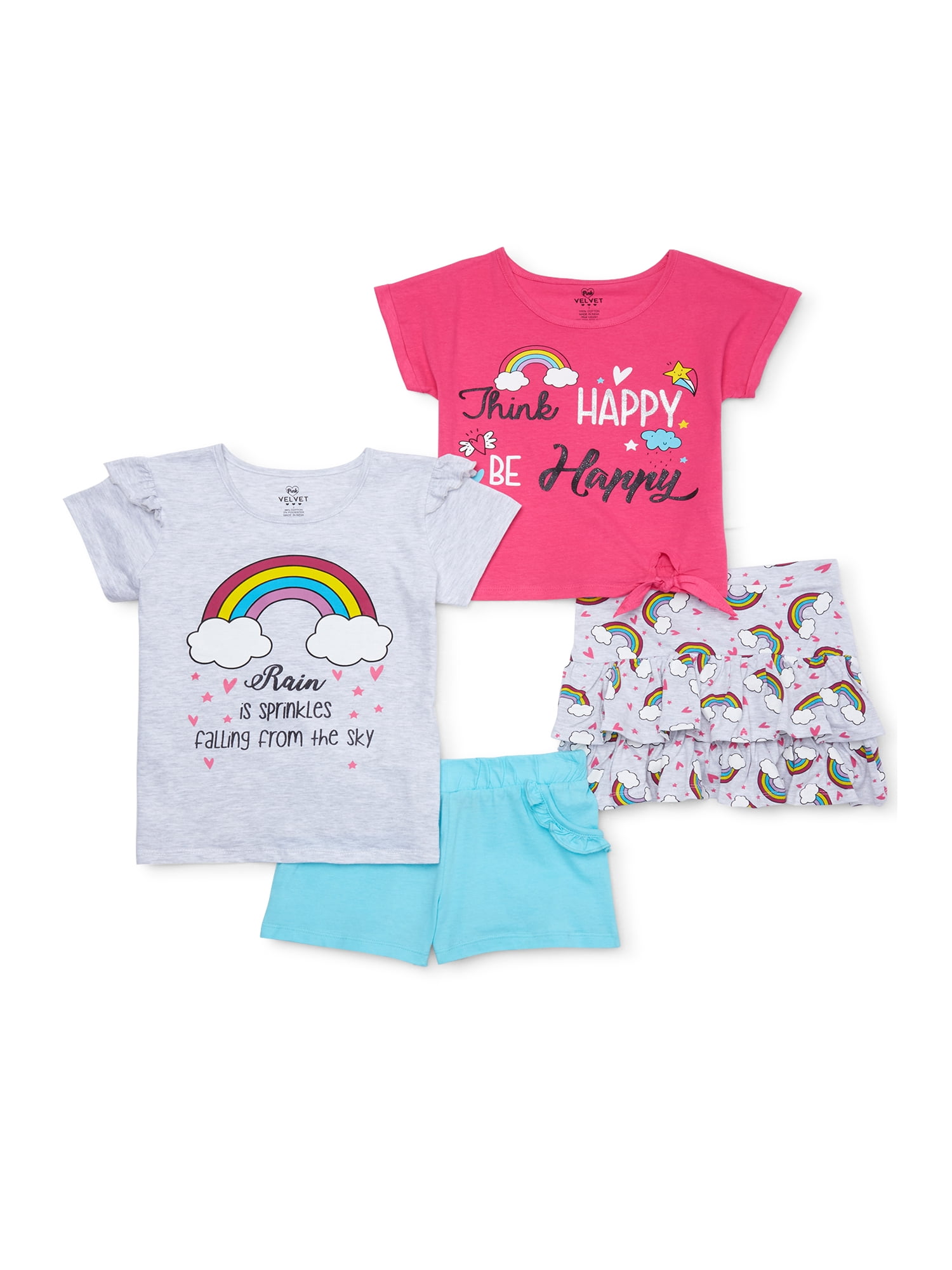 Pink Velvet Girls Love Who You are 4-Piece Mix-and-Match Set