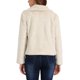 thumbnail image 3 of Abrigo de piel sintética recortado para mujer, chaqueta de invierno de moda, abertura frontal, solapa con muesca, manga larga, abrigo esponjoso XL color caqui claro, 3 of 6