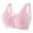 Light pink, variant on WTOBBY Ultra-Comfortable Women's Sleep Bra Wire-Free Vest Design with Front Buckle, Light Gathering Support for Nighttime Wear, Soft and Supportive Underwear,Complexion 36