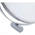 thumbnail image 4 of Free Standing Swivel Magnifying Mirror, Portable Chromed Metal Cosmetic Vanity Mirror With Up To 3x Magnification,double-sided Make Up Mirror, Bathroo, 4 of 5