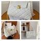 thumbnail image 4 of Bolso de mano para mujer, de diseñador, con correa de cadena de metal, color blanco:;:;, 4 of 6