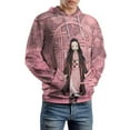 thumbnail image 6 of Demon Slayer Nezuko Mens Womens Novelty Hoodie 3D Print Pullover Hooded Long Sleeve Sweatshirts Tops Blouse with Pocket, 6 of 8