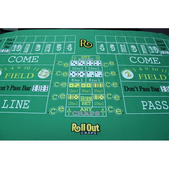 Rollout Gaming Craps Table Top