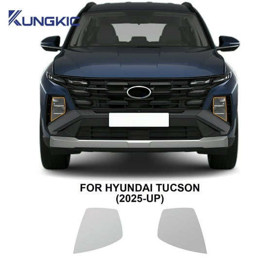 For Hyundai Tucson N Line 2025 Car Headlight Rearview B C Pillars Precut Sticker Paint Protection Film Anti-Scratch TPU Clear.