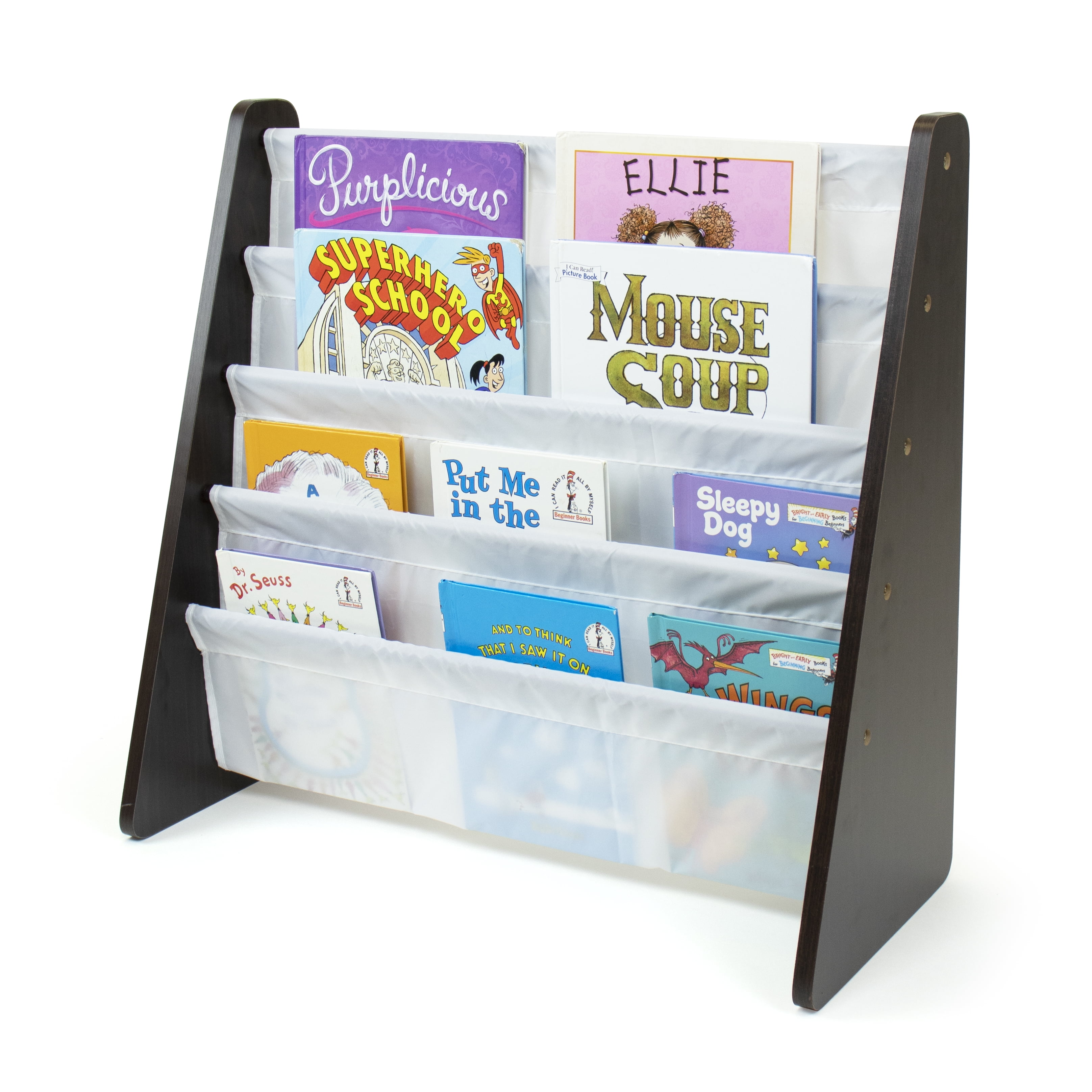 Details about   Kids Book Rack Holder Fabric Sleeves Children Book Storage Shelf Pocket New 