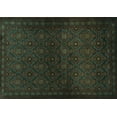 thumbnail image 1 of Ahgly Company Indoor Rectangle Persian Turquoise Blue Traditional Area Rugs, 3' x 5', 1 of 4