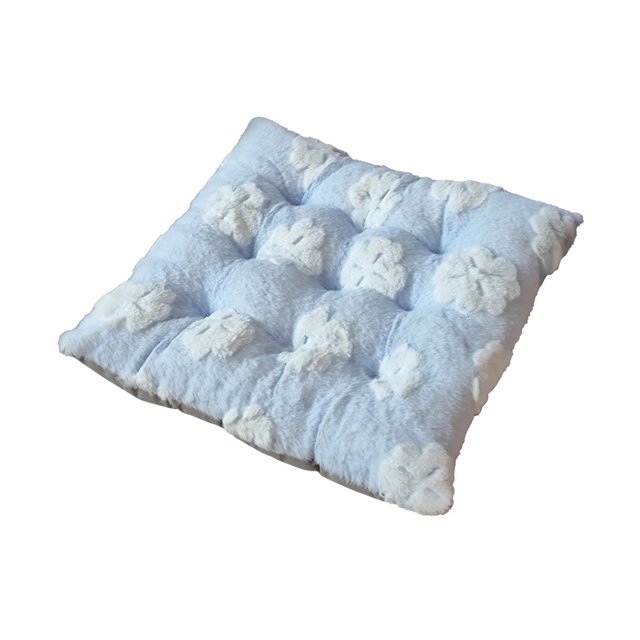 Cojines de Silla Al Aire Libre Cojines Gruesos de Peluche de Conejo de Invierno Cojines de Silla de Restaurante Suaves Cojines de Silla de Terciopelo de Algodón Cómodos Cojines de Silla de Patio