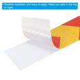 thumbnail image 4 of Uxcell Reflective Tape, 2"x98 Ft Waterproof Reflective Tape Warning Safety Tape Reflector for Trucks, Arrow Yellow Red, 4 of 6