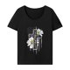 thumbnail image 1 of Camiseta de mujer Pascua suave y elegante camiseta básica para mochilero, caminar, viajar S, 1 of 7