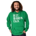 thumbnail image 3 of Best Grandpa Ever Grandfather Poppop Hoodie Hooded Sweatshirt Men Brisco Brands S, 3 of 6