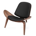 thumbnail image 1 of Silla Shell Concha color negro - Diseño Moderno y Ergonómico, 1 of 9