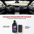 thumbnail image 2 of Plastic Trim Restorer & Coating Agent, Black Trim Restorer & Scratch Remover for Vehicles, Quick Car Plastic Interior Scratch Remover (3PCS), 2 of 7
